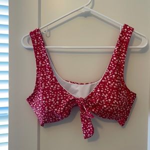 Red Bathing Suit Top